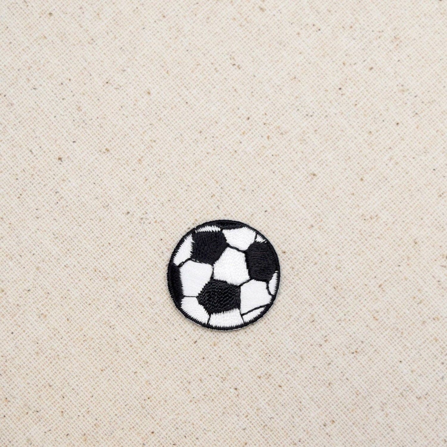Small - Soccer Ball - Futebol - Iron on Applique - Embroidered Patch - 119987