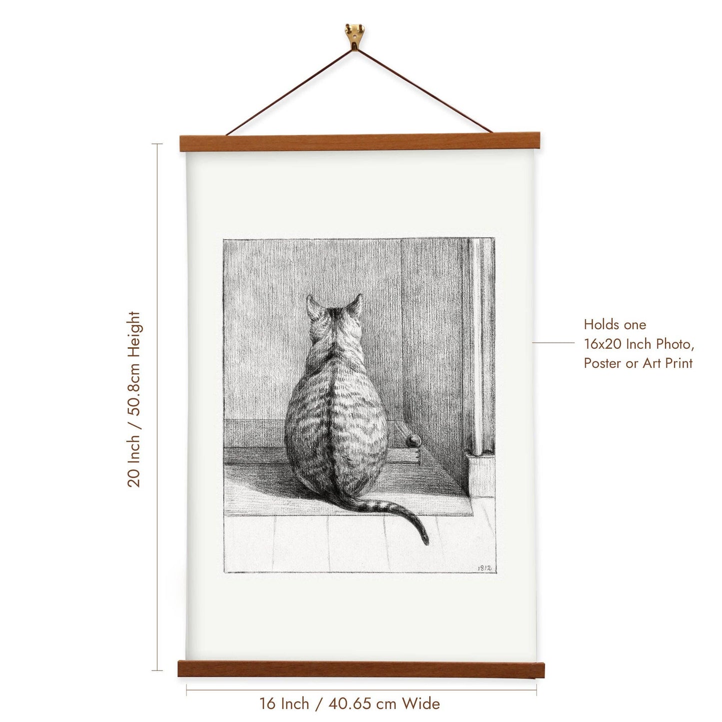 Sitting Cat - Jean Bernard - Scientific Art Prints