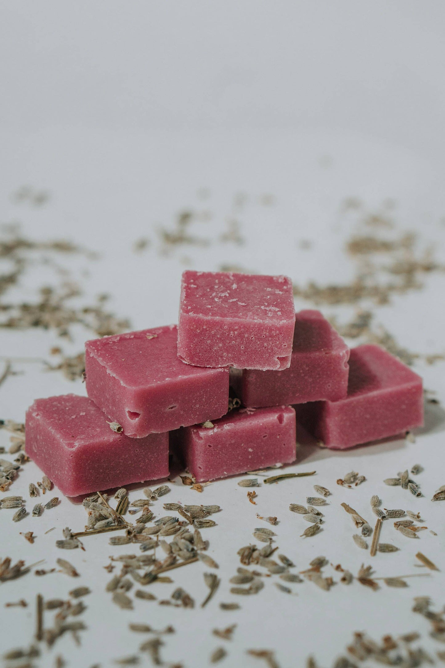 Lavender Chamomile Vegan Sugar Scrub Cubes - Refillable
