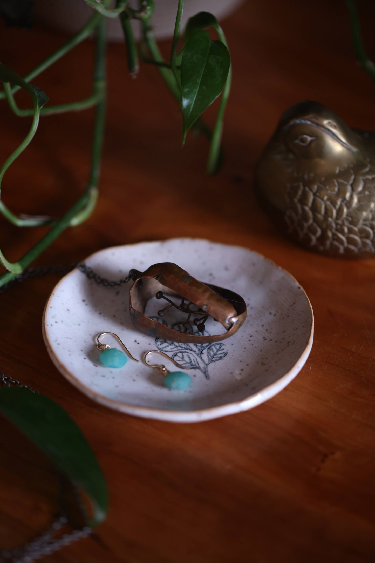 Mini Plate - Face Floral