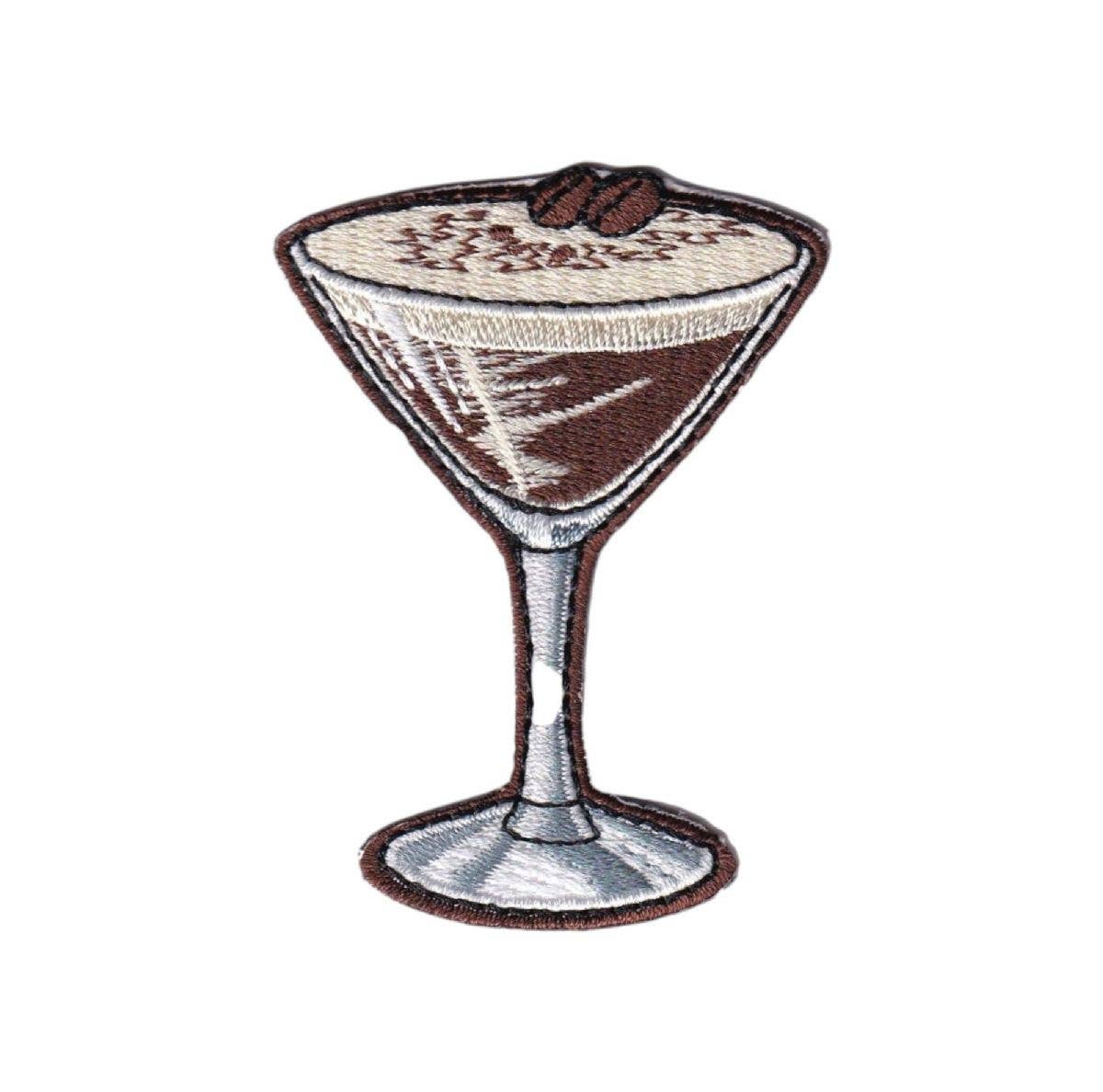 Chocolate Espresso Martini, Drinks, Iron on Patch