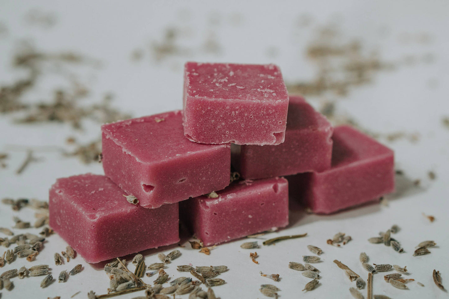 Lavender Chamomile Vegan Sugar Scrub Cubes - Refillable