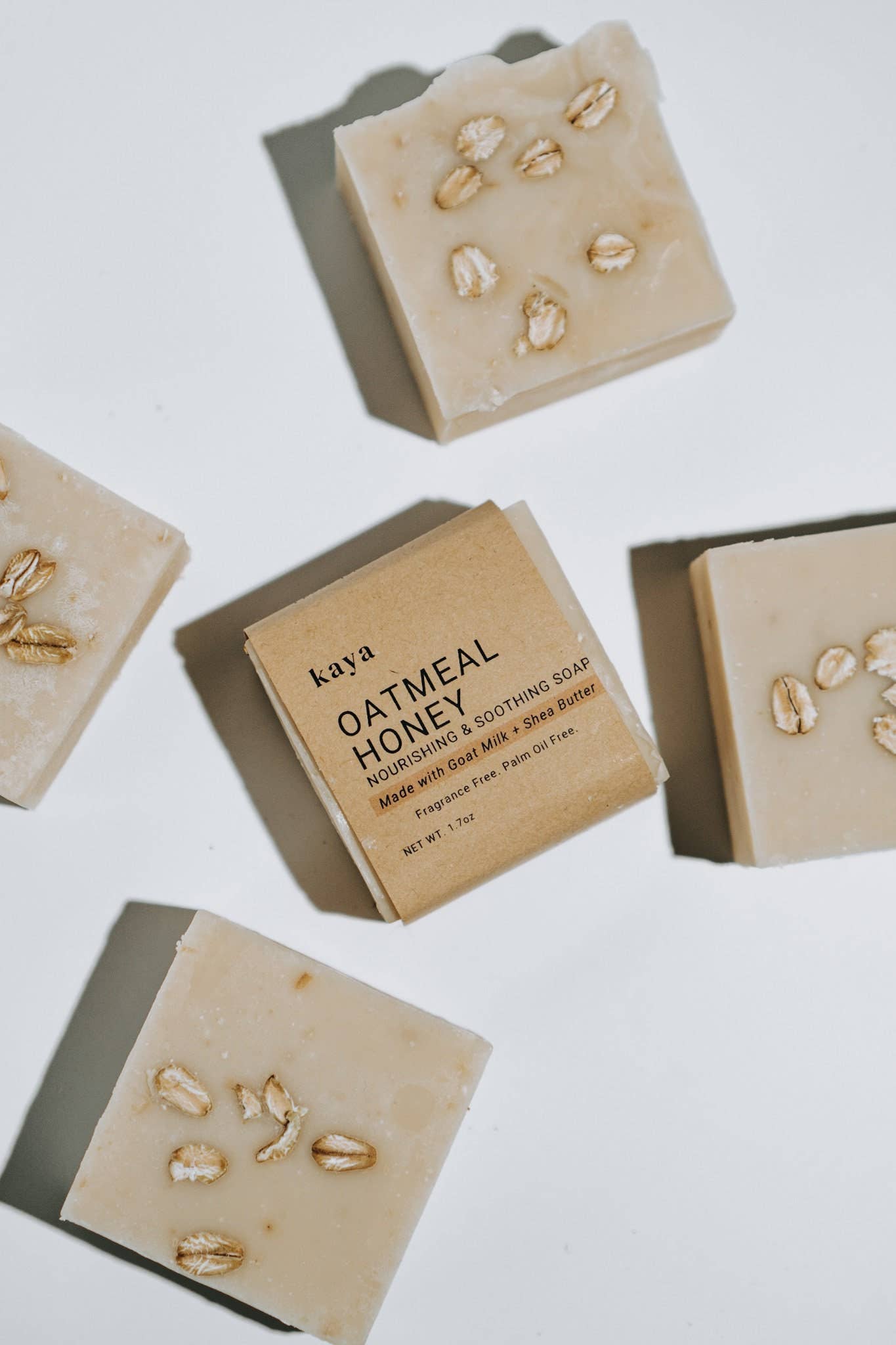 Oatmeal Honey Goat Milk Soap | Fragrance Free, Eco-Friendly