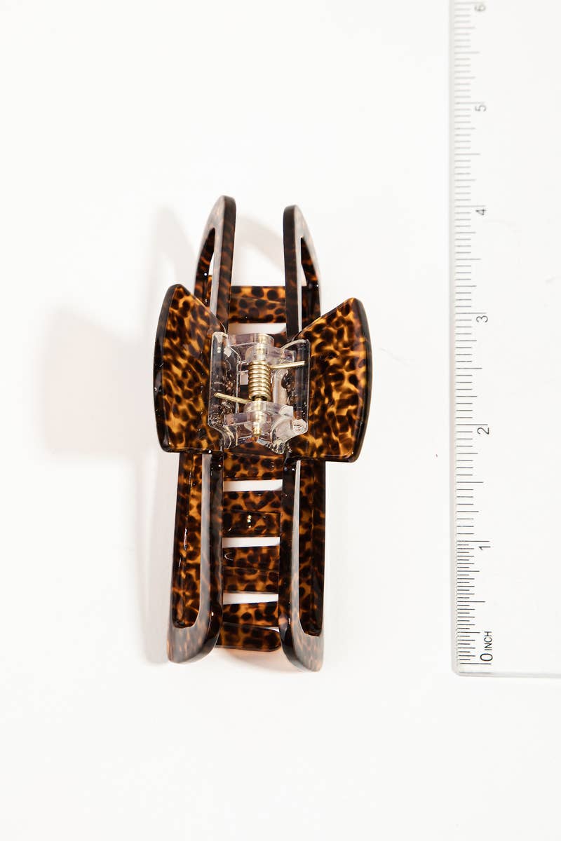 Acetate Rectangle Hair Claws