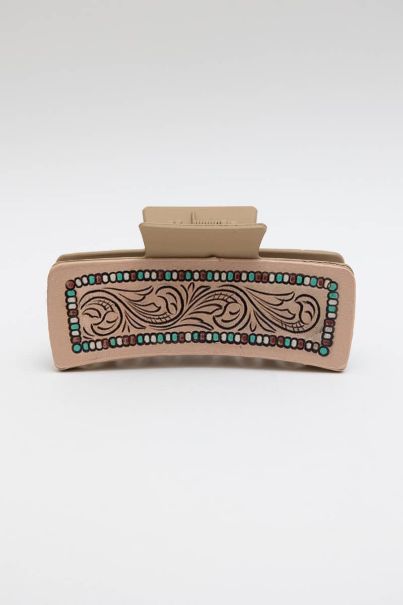 🌵 Western Bohemian Hair Claw Clips – Stylish and Unique: Dainty Sunflower