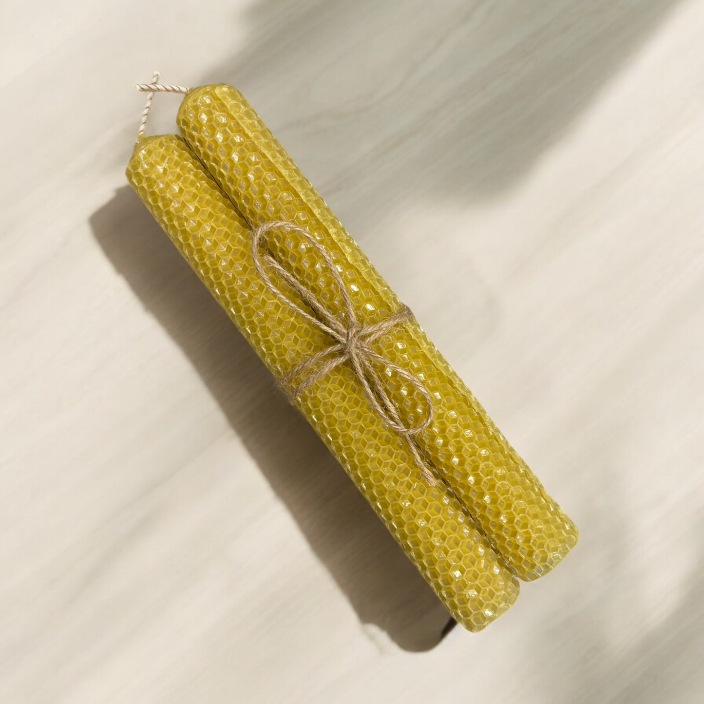 100% Beeswax Dinner Candle (2pc)