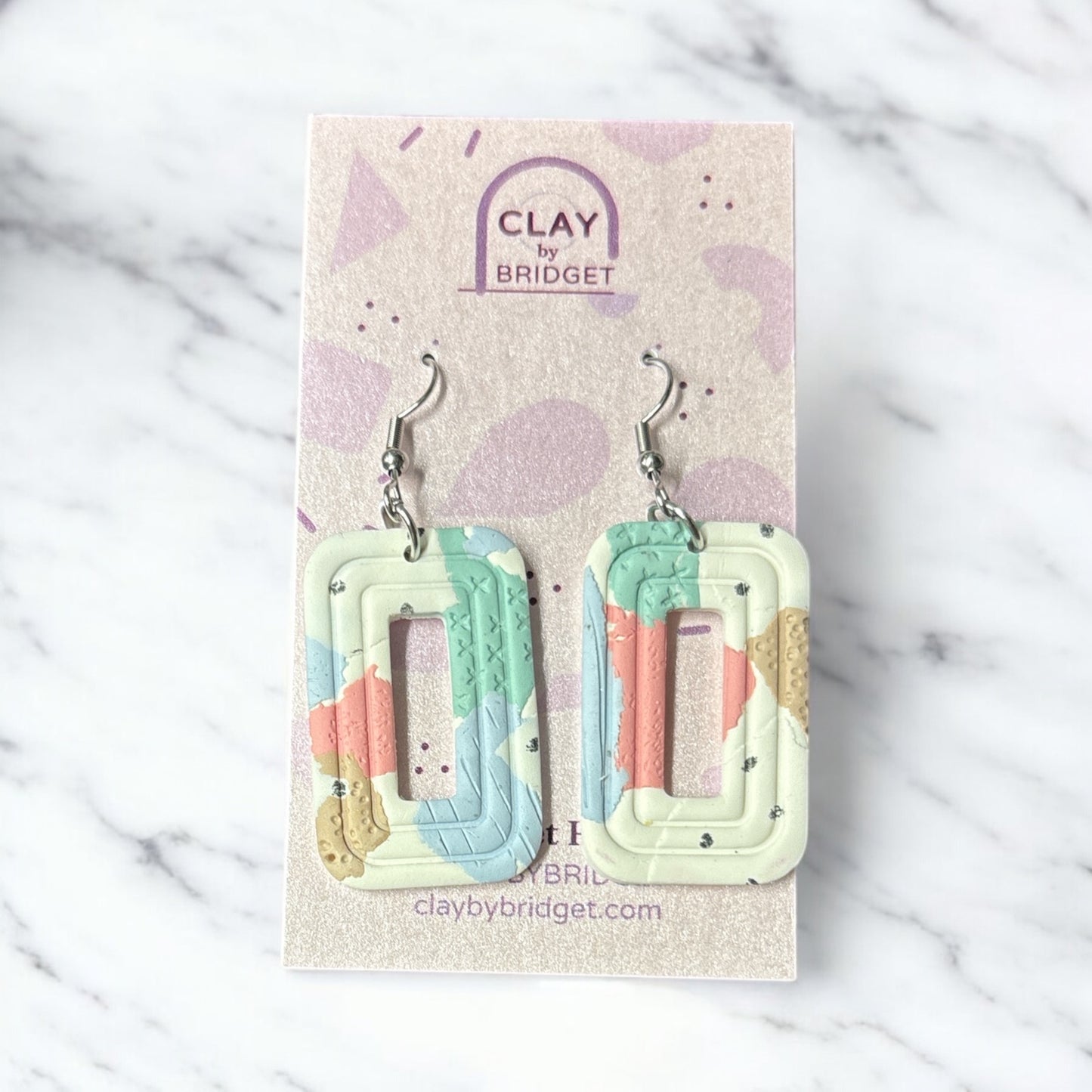 Rectangle Donut Dangles