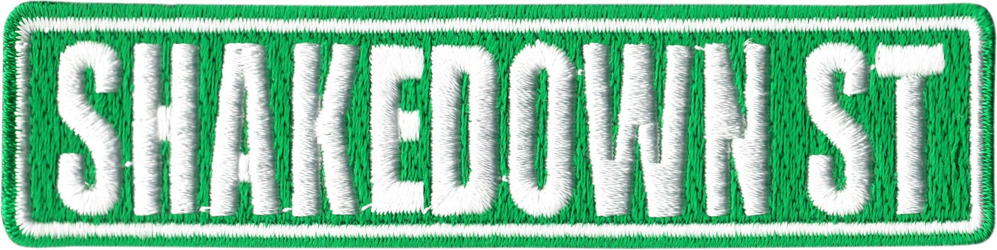 Patch - "Shakedown St" Sign - Classic Hippie Deadhead Vibe