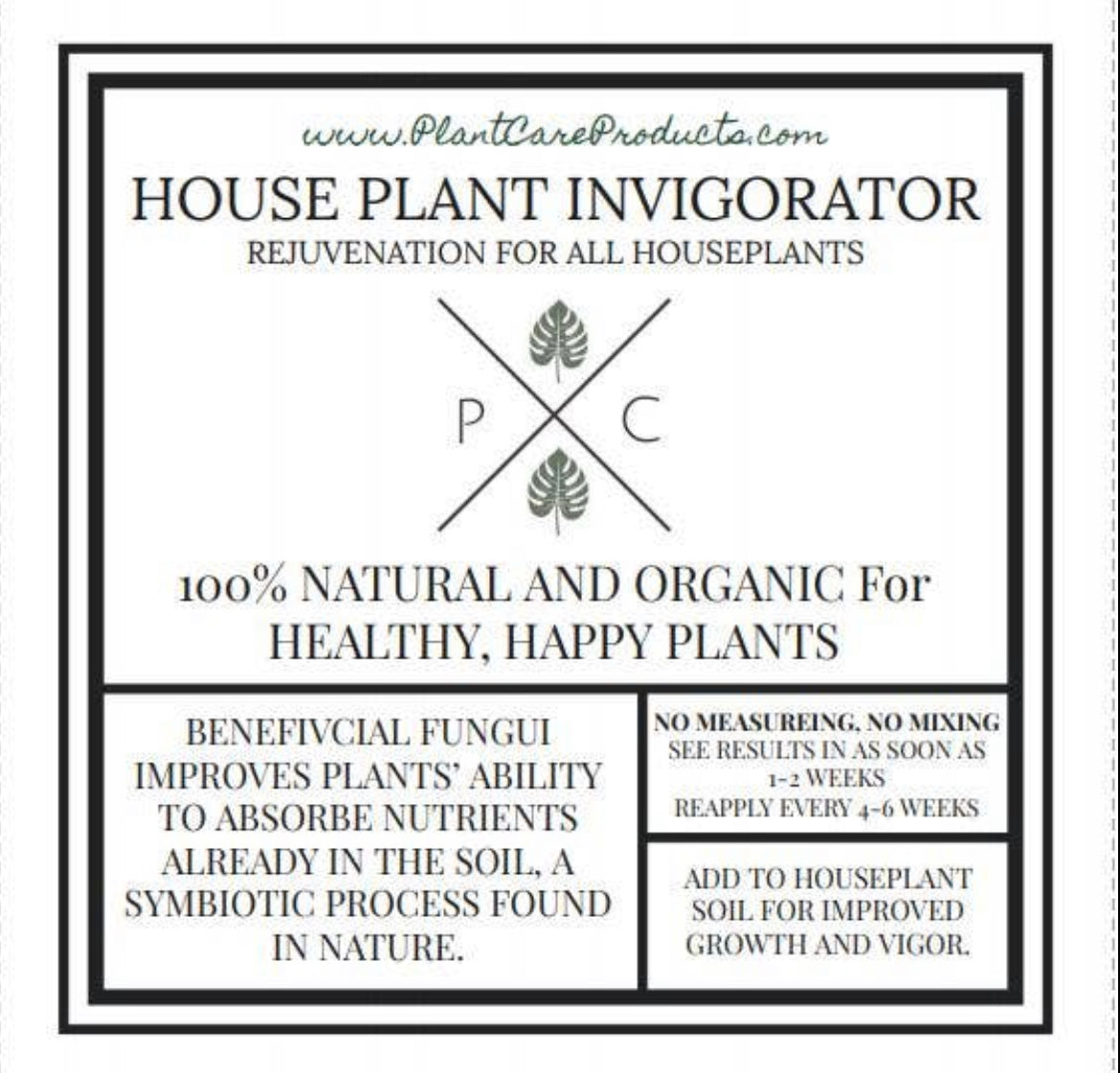 House Plant Invigorator