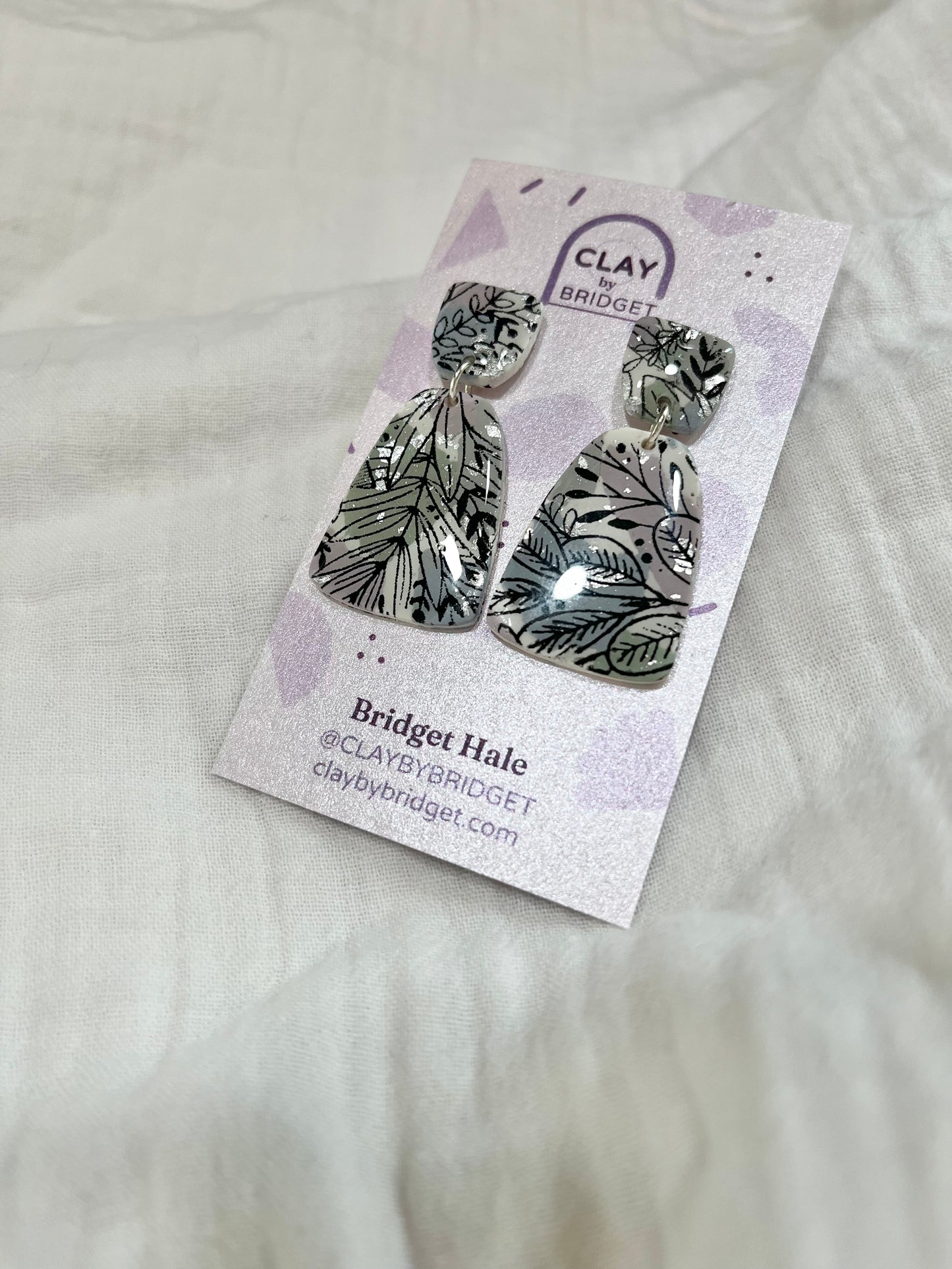 Muted Terrazzo Dangle