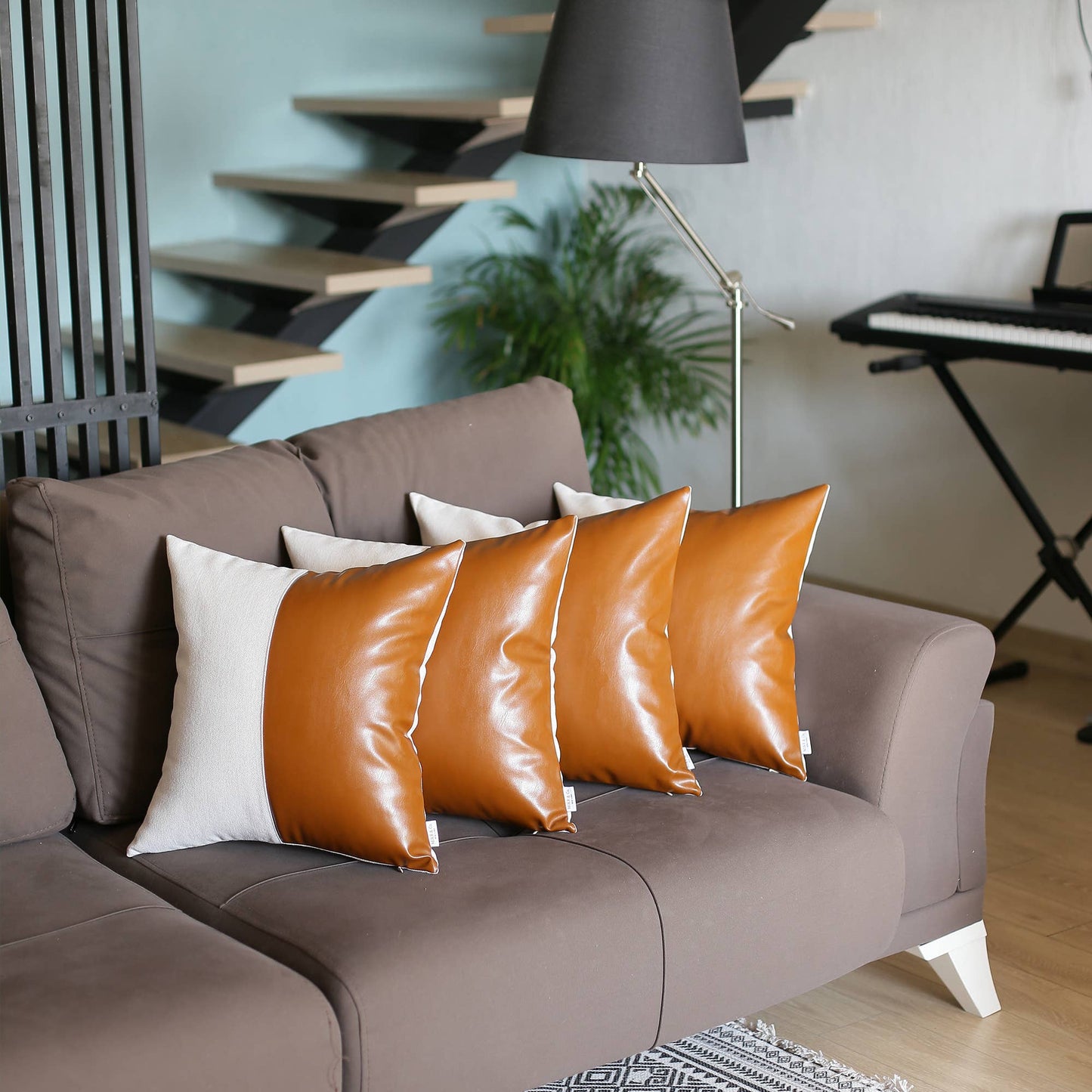 Vegan Leather Pillow