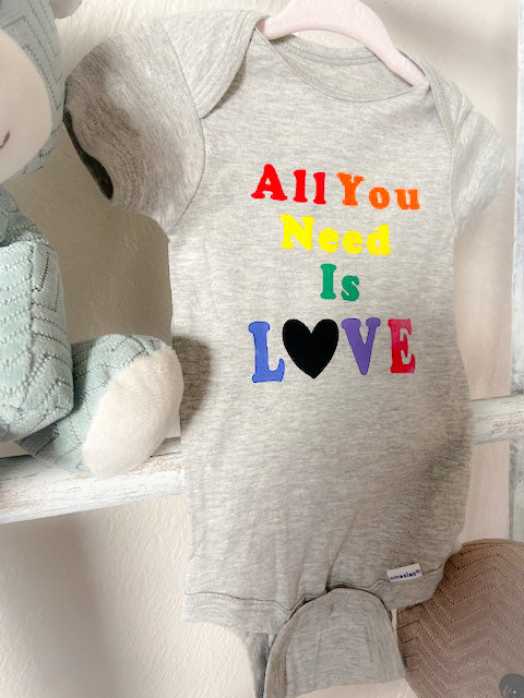All You Need Is Love Baby Onesie