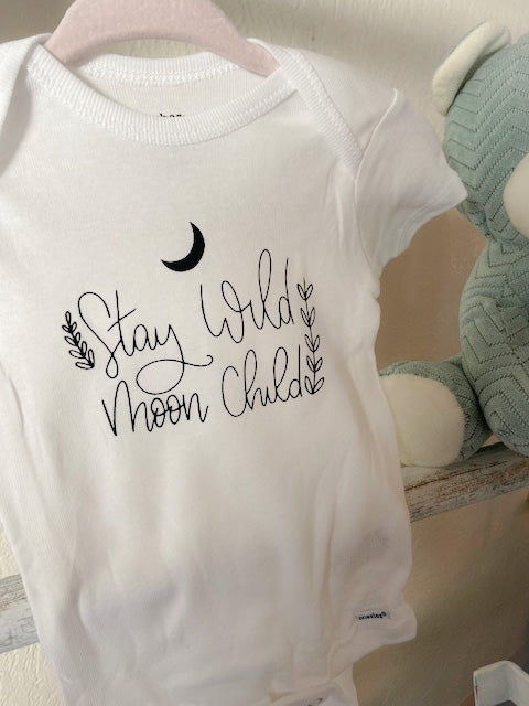 Stay Wild Moon Child Baby Onesie