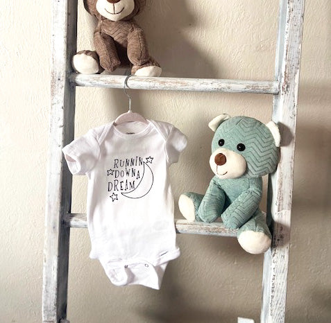 Runnin Down A Dream Baby Onesie