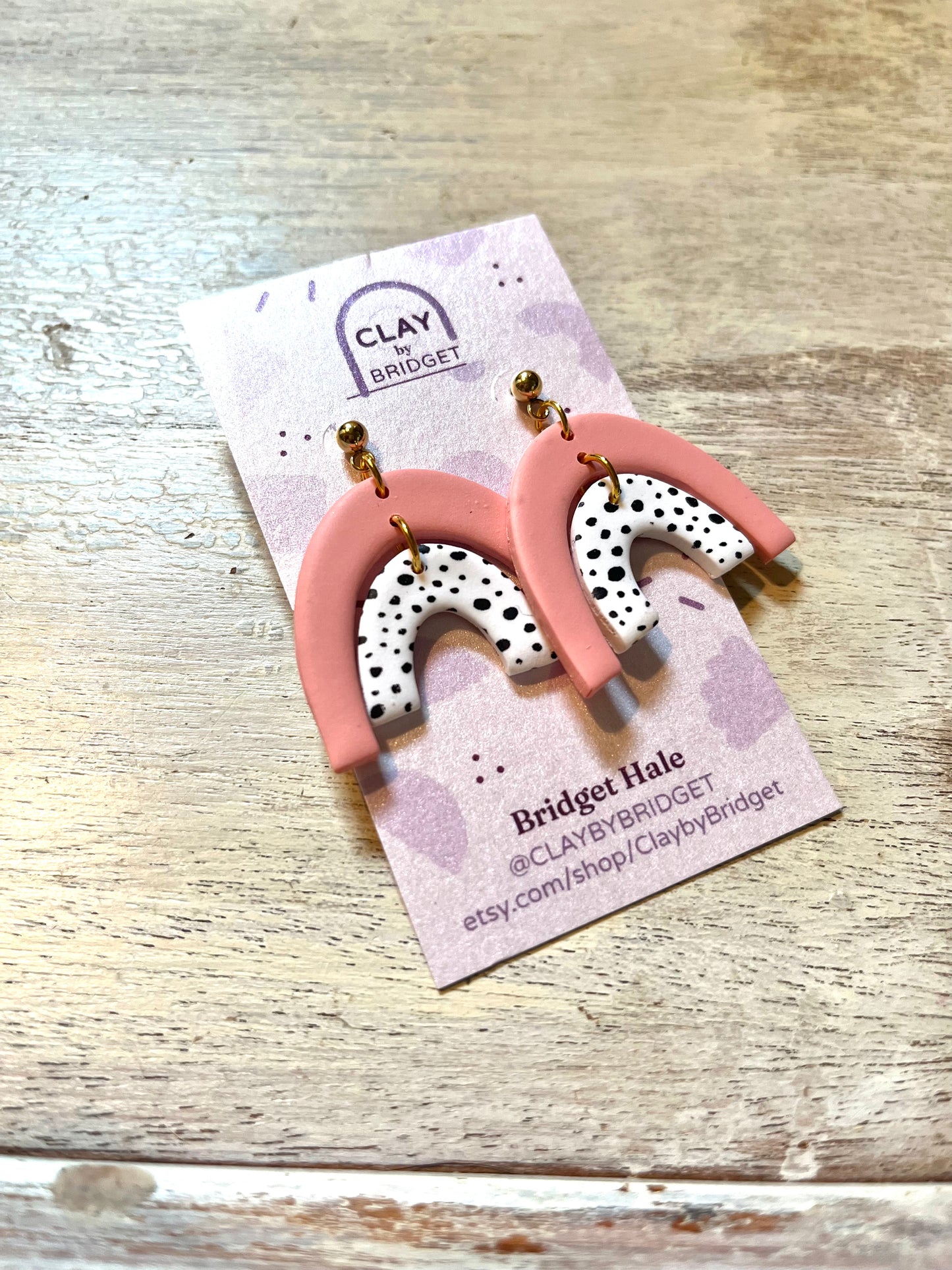 Dalmatian Rainbow Dangles