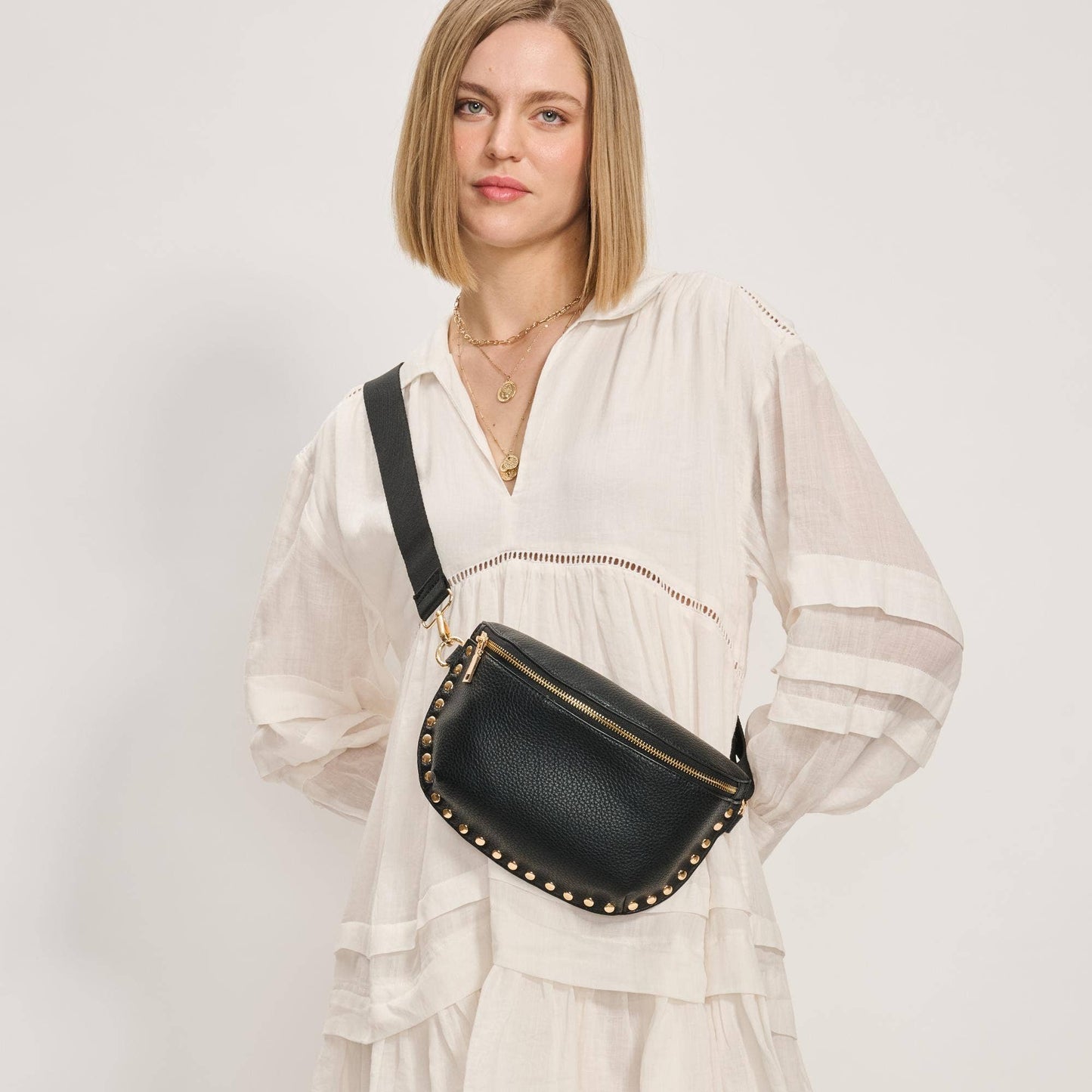 Gizelle Belt Bag: Black