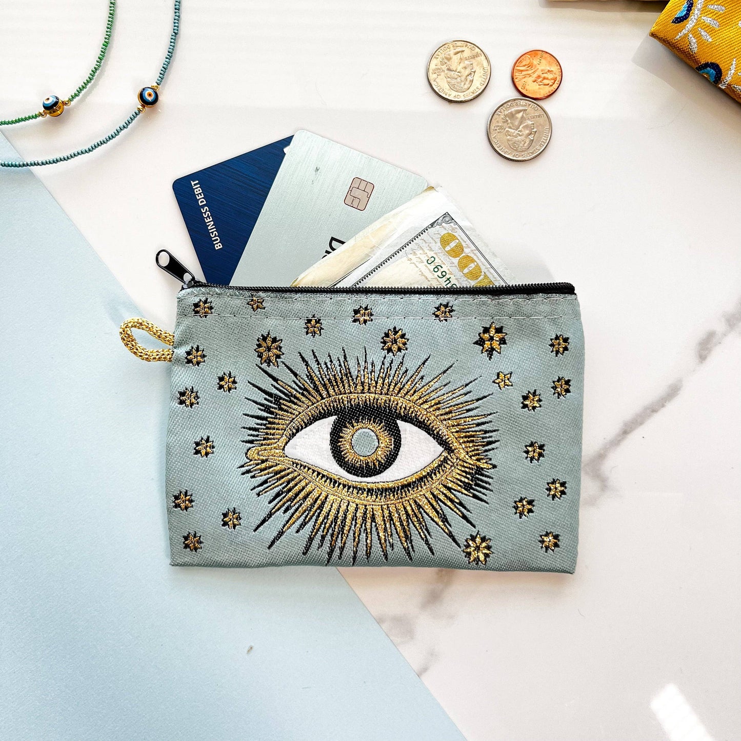 Handmade Evil Eye Coin Purses