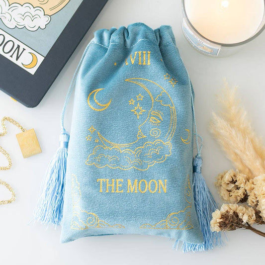 Vintage Velvet Drawstring Bag