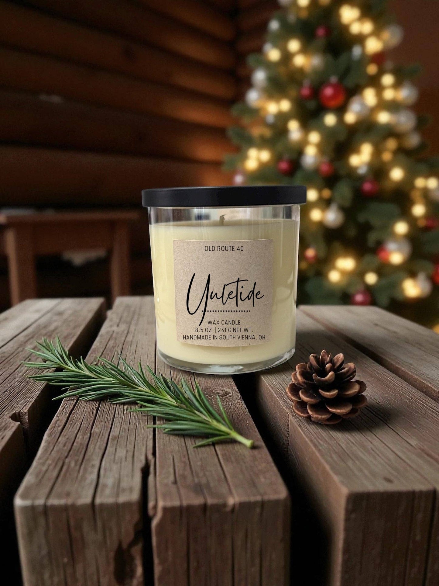 Yuletide Candle: 6.2oz Jar