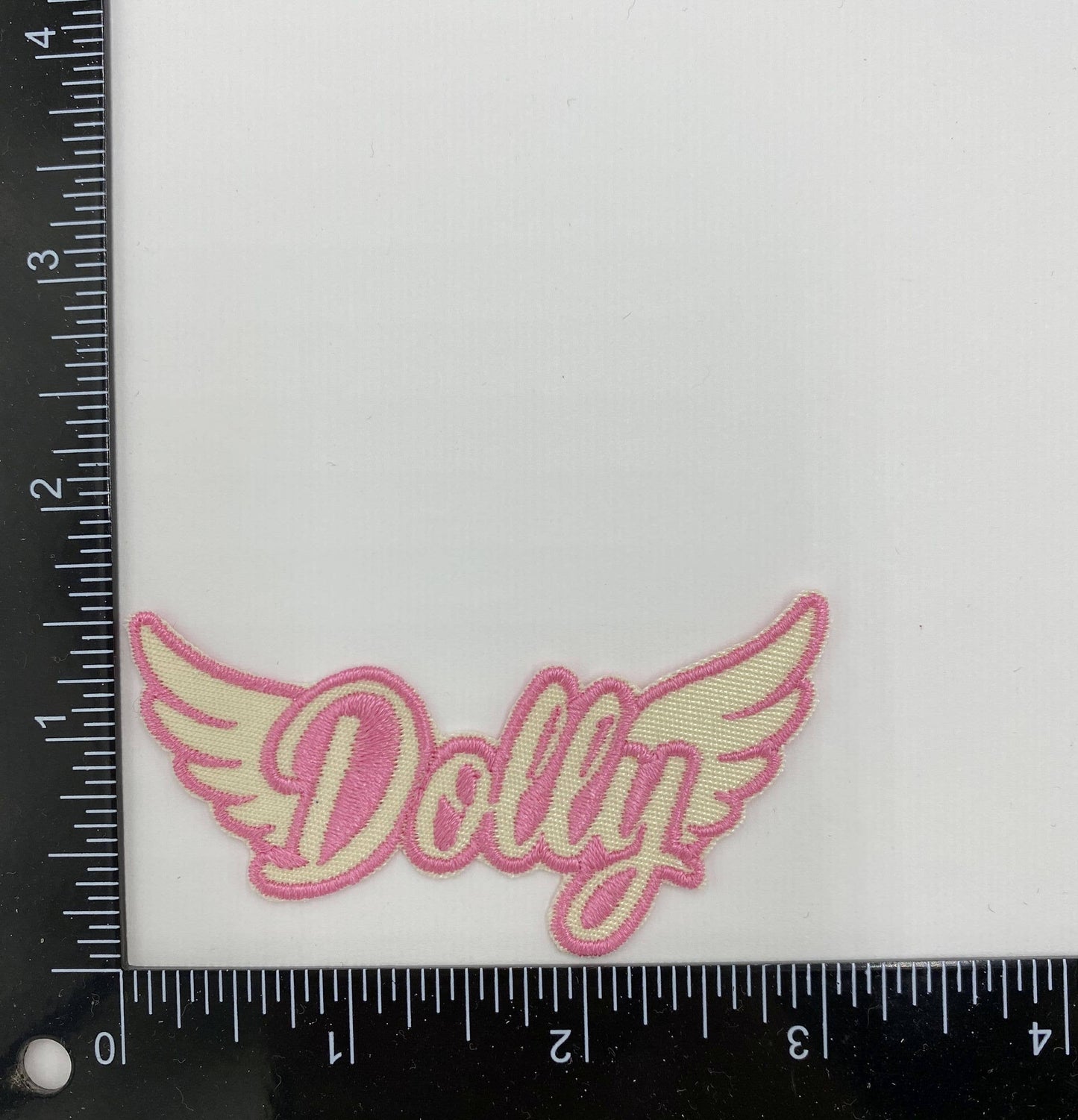 Dolly with Wings, Embroidered, Iron on Patch