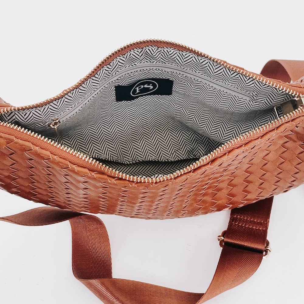 Romee Woven Saddle Bag