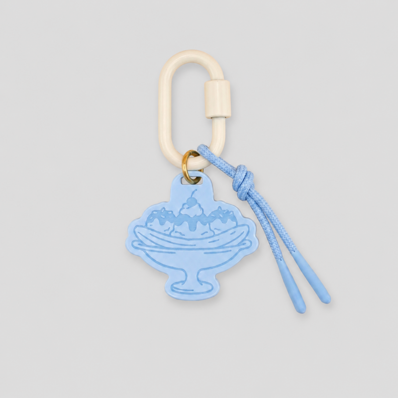Picnic Charm Keychain: Hotdog / F