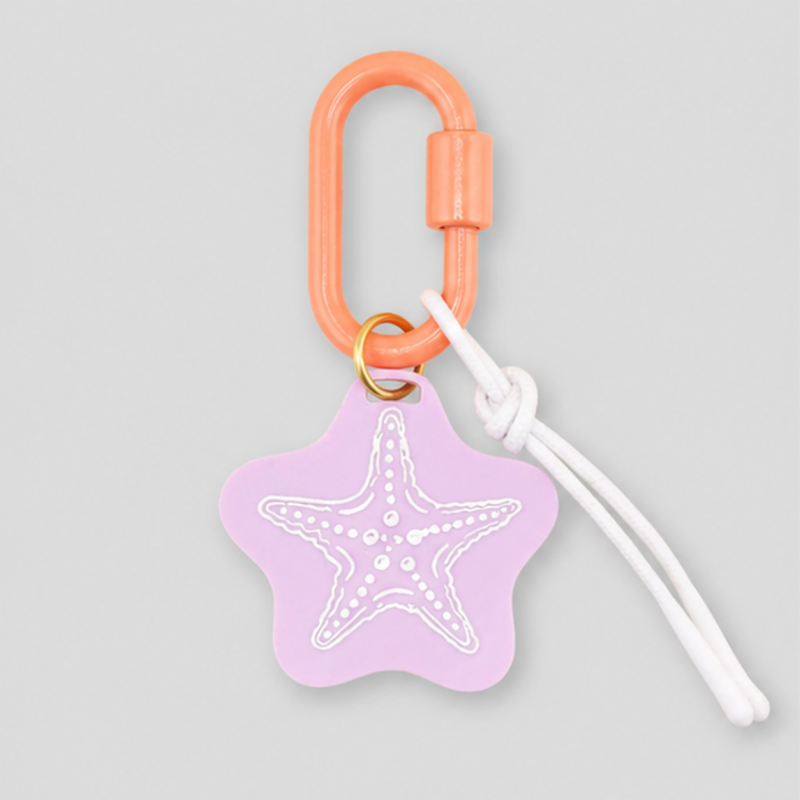 Sport Tag Bag Charm: Peach / F
