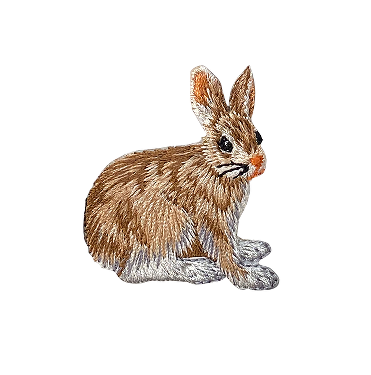 Natural Bunny Rabbit - Hare - Iron on Patch