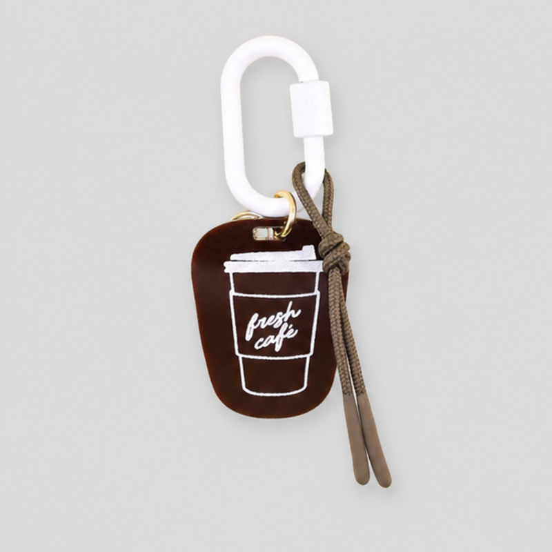 Sport Tag Bag Charm: Coffee / F