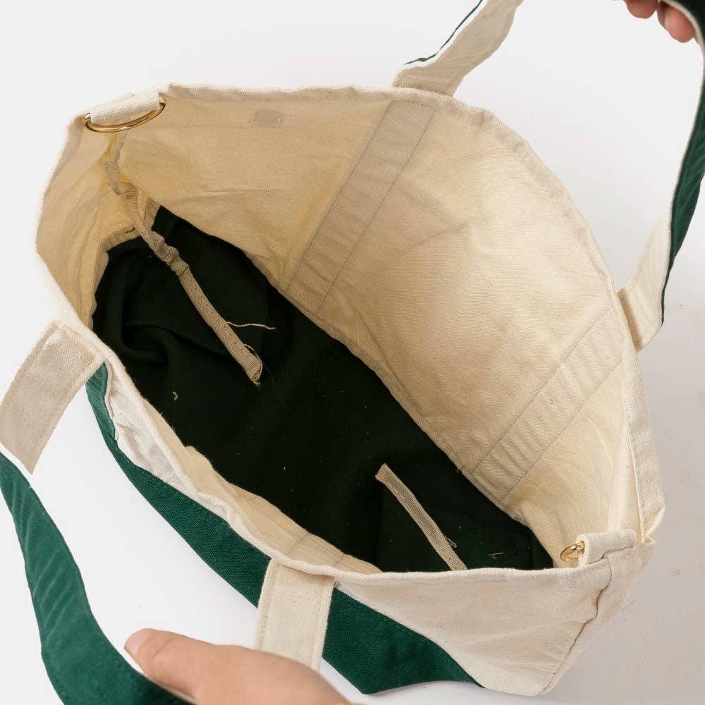 Color Trim Tote Bag