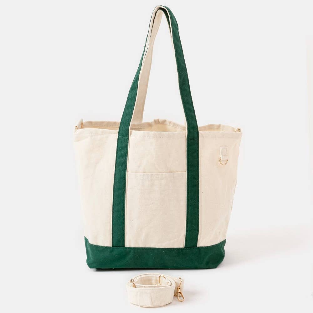 Color Trim Tote Bag