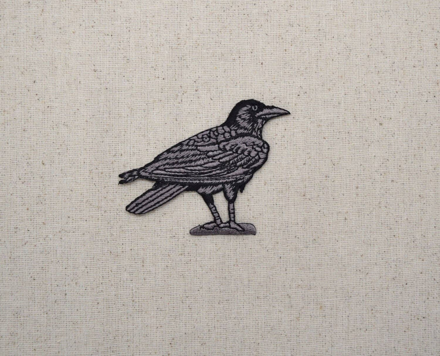 Raven/Crow - Black/Gray - Birds: Facing Left (970AL)