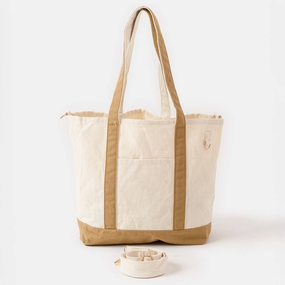 Color Trim Tote Bag