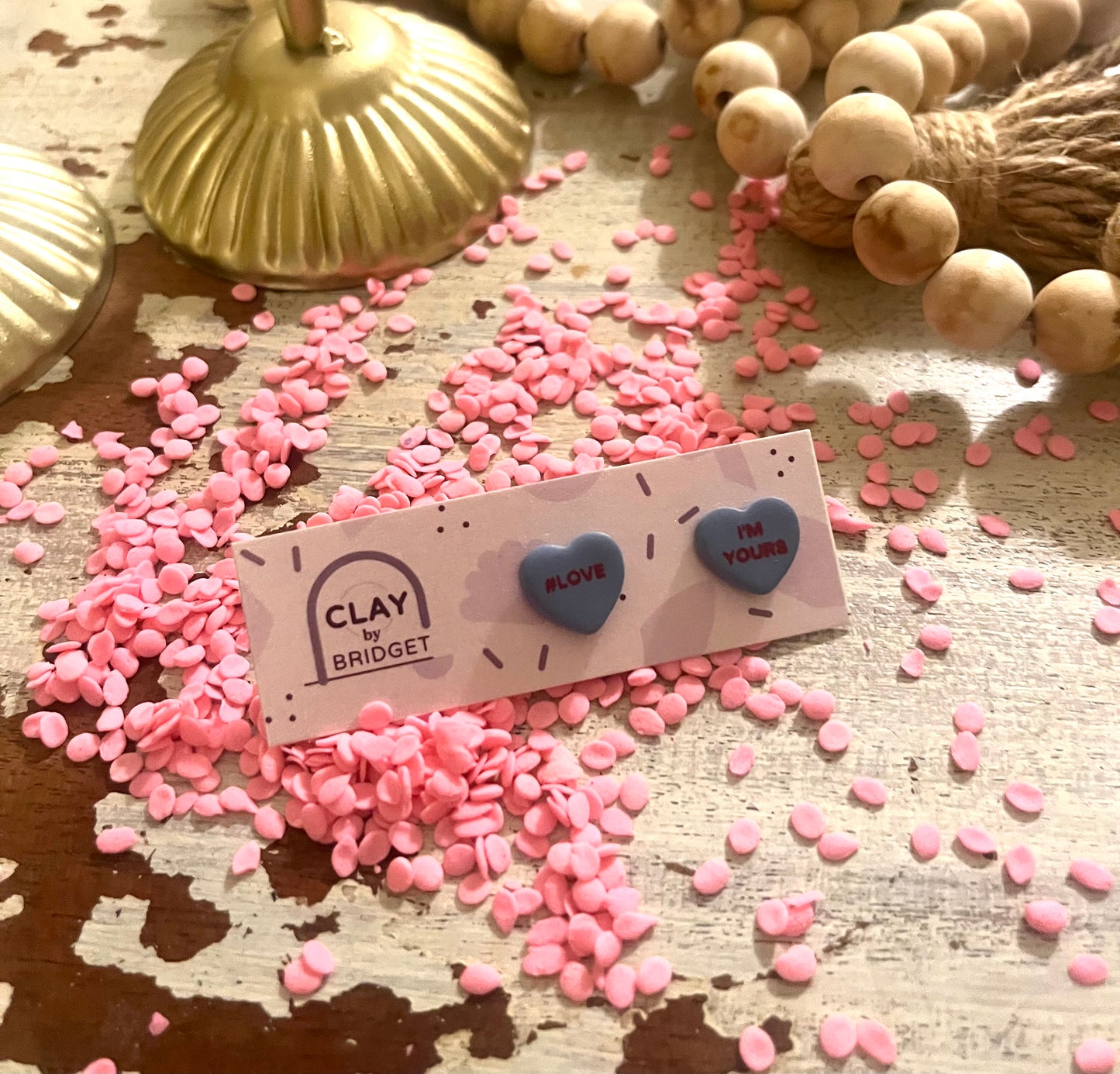 Heart Studs