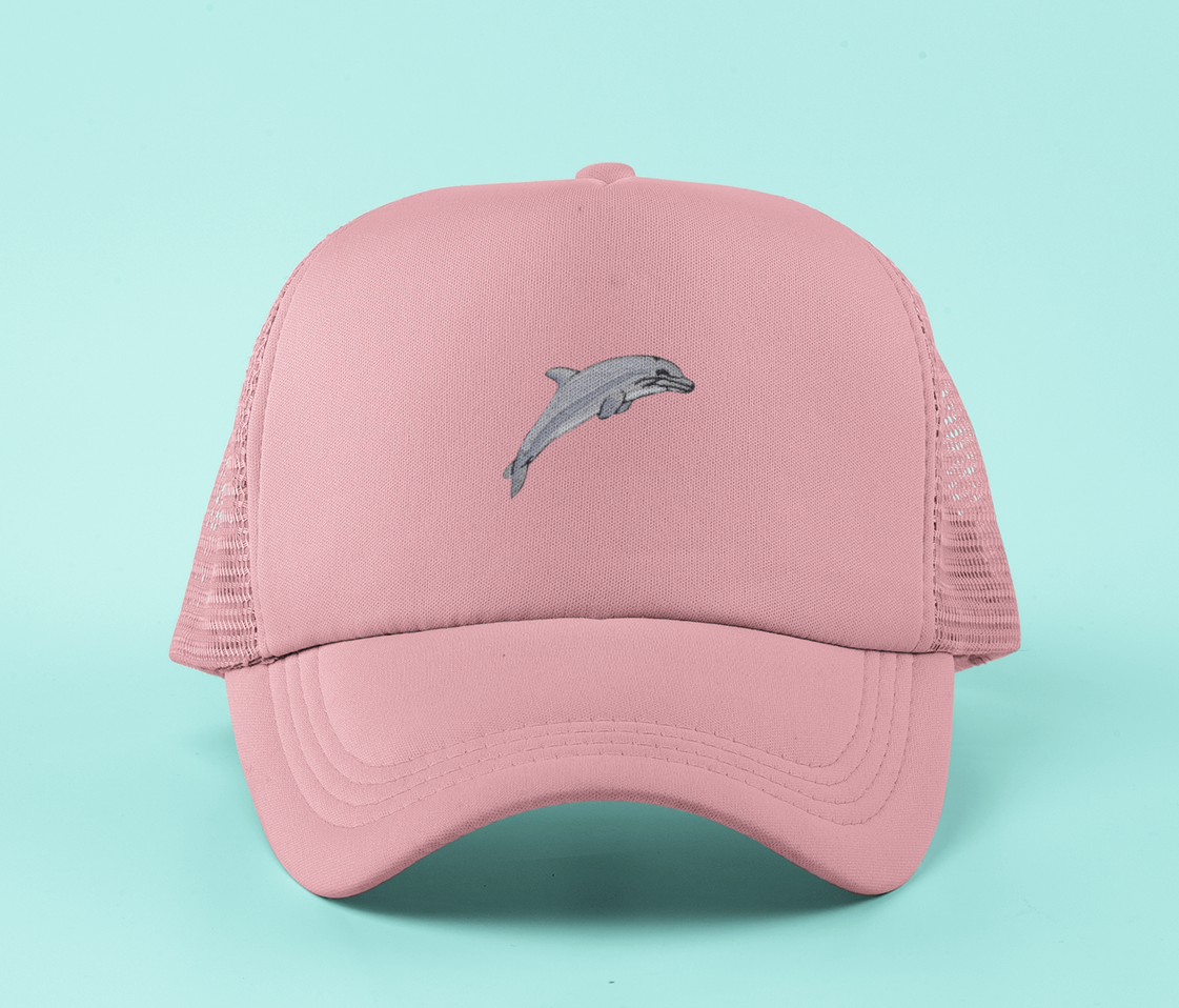 Single Dolphin - Realistic - Ocean Animal - Iron on Patch