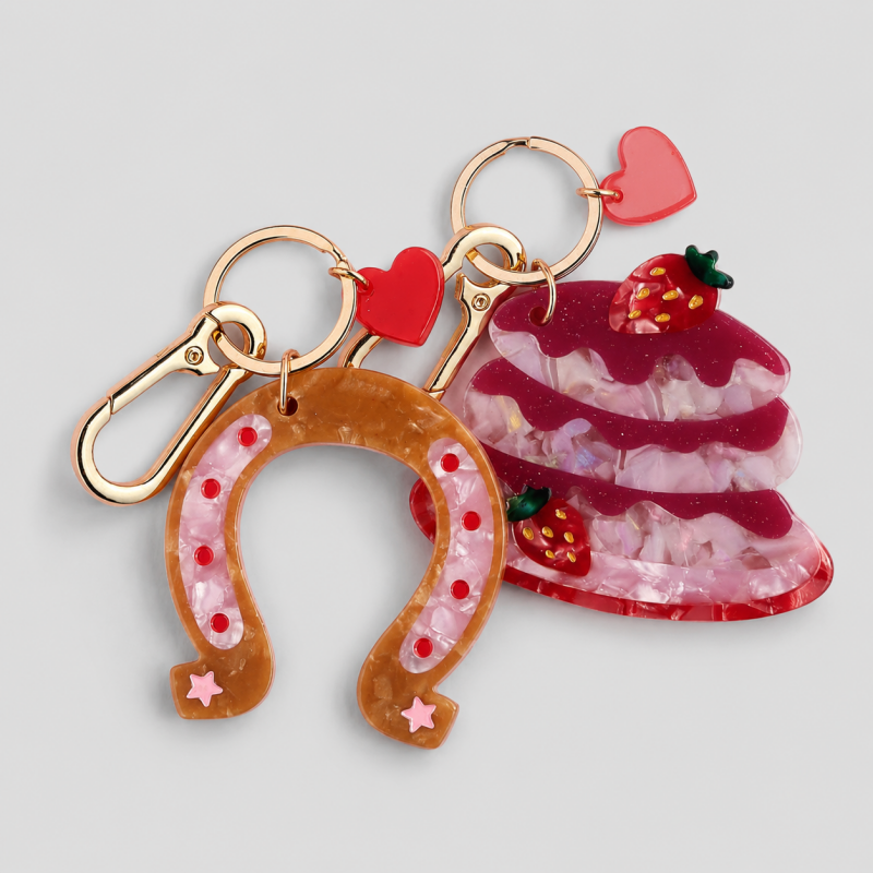 Mixed Fruit Keychain: Burger / F