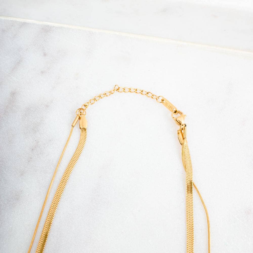 Brooke Layered Chain Necklace *Waterproof*