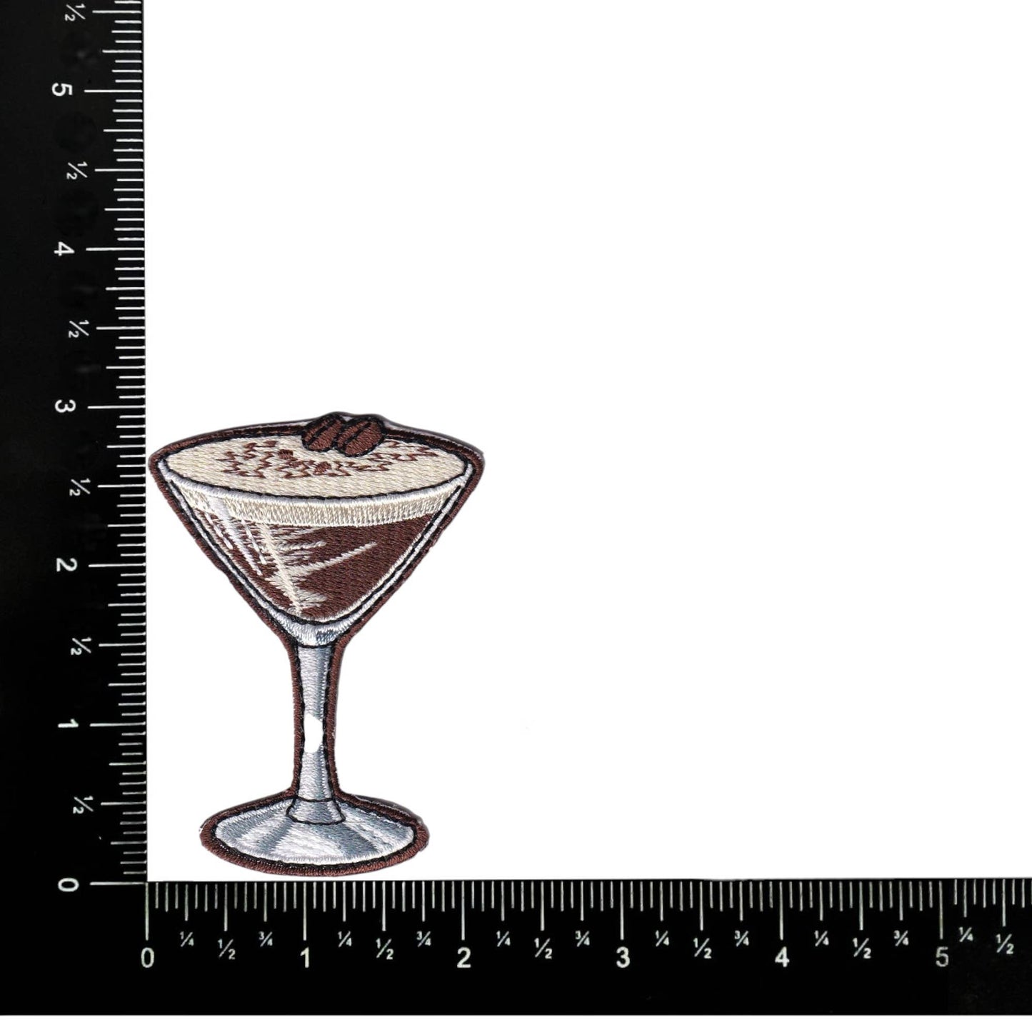 Chocolate Espresso Martini, Drinks, Iron on Patch