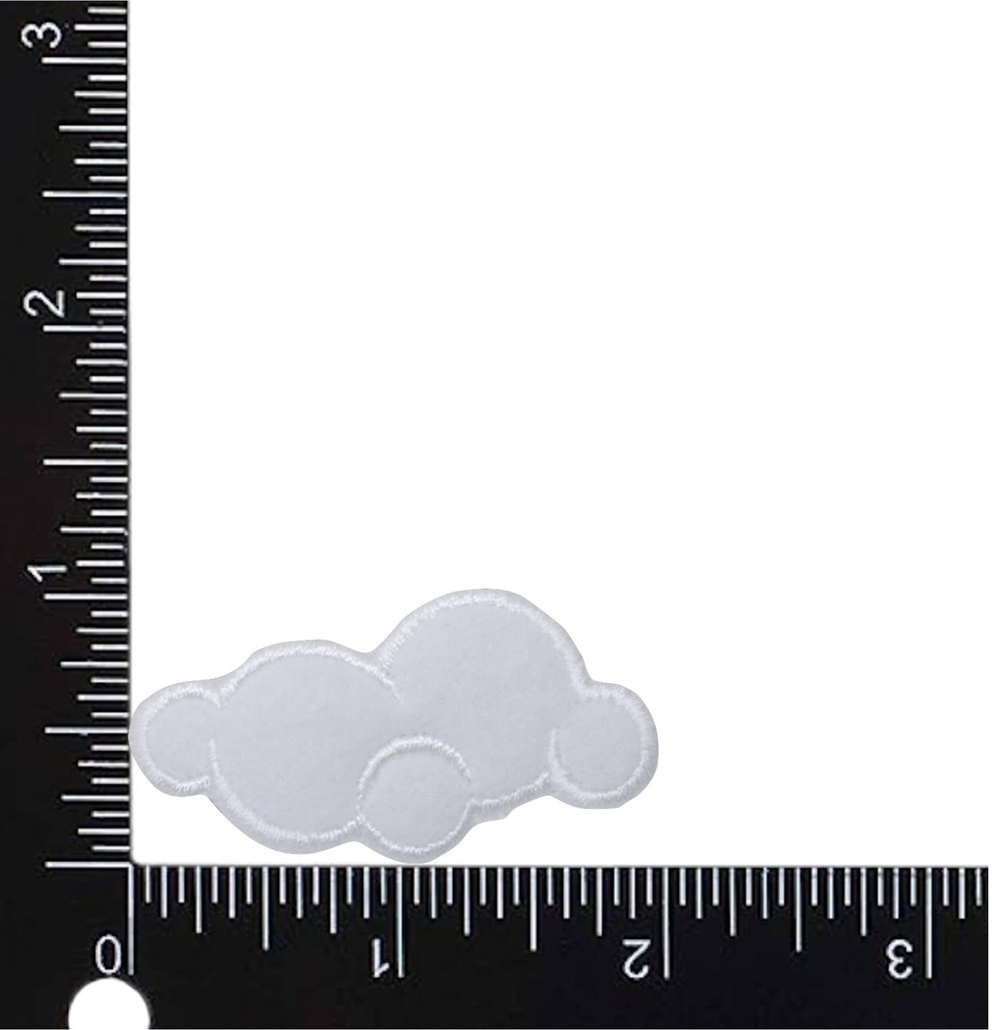 White Cloud - Nature - Iron on Patch