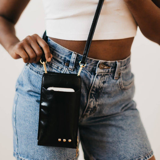 Double Duty Phone Bag Wholesale: Black