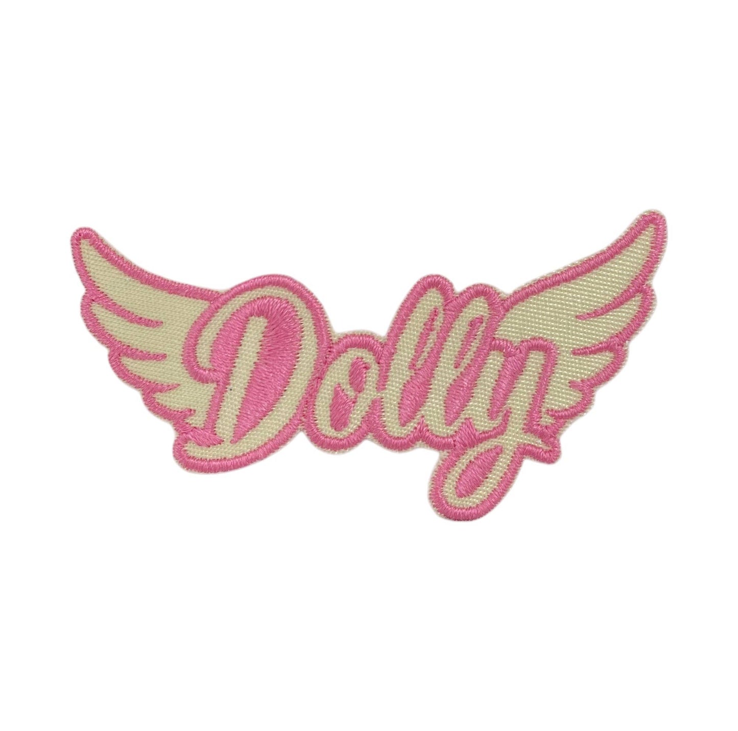 Dolly with Wings, Embroidered, Iron on Patch