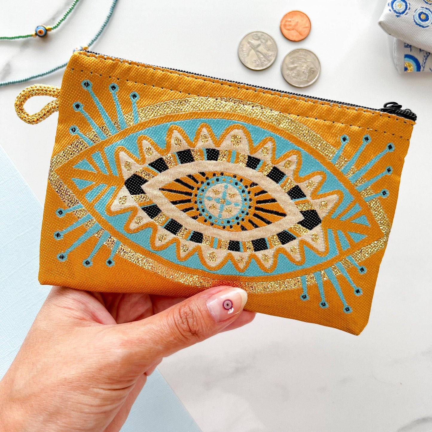 Handmade Evil Eye Coin Purses