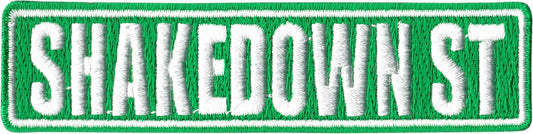 Patch - "Shakedown St"  Sign - Classic Hippie Deadhead Vibe