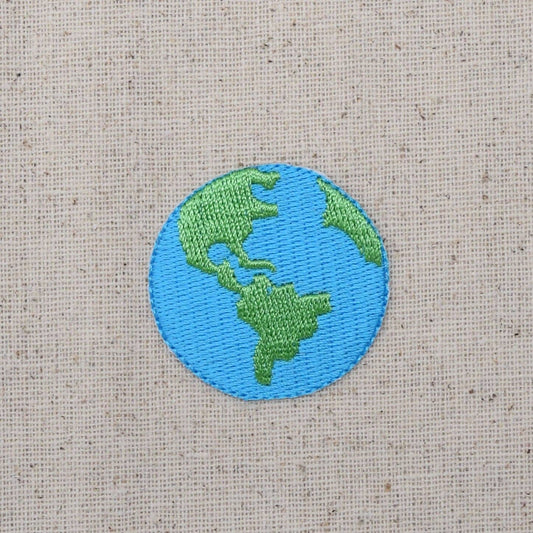 Planet Earth - Iron on Applique - Embroidered Patch - Ecology -  694726-A