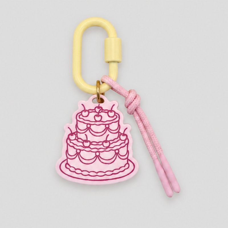 Picnic Charm Keychain: Pizza / F