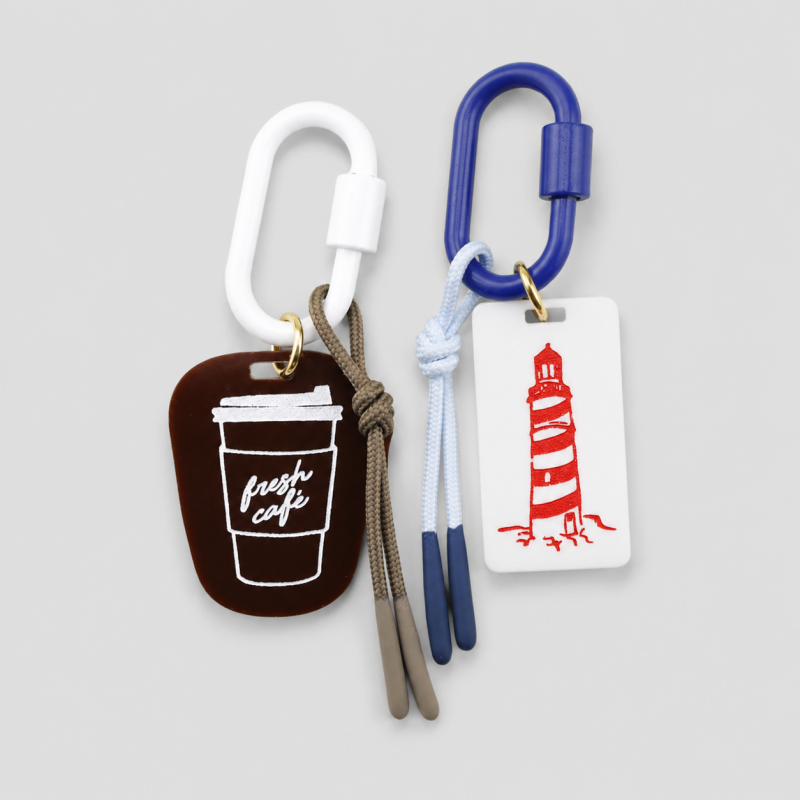 Sport Tag Bag Charm: Peach / F