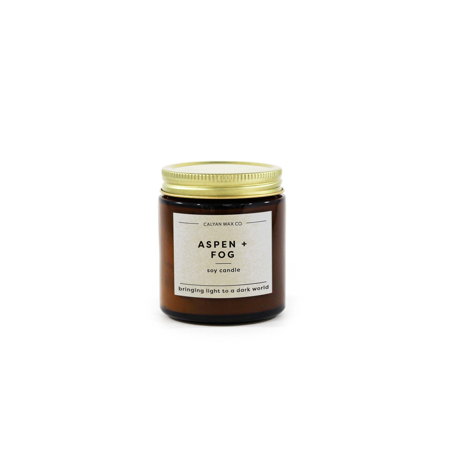 Calyan Mini Amber Jar Soy Candle