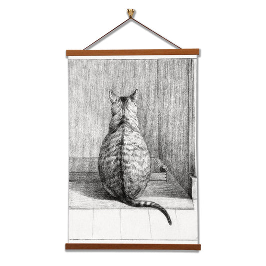 Sitting Cat - Jean Bernard - Scientific Art Prints