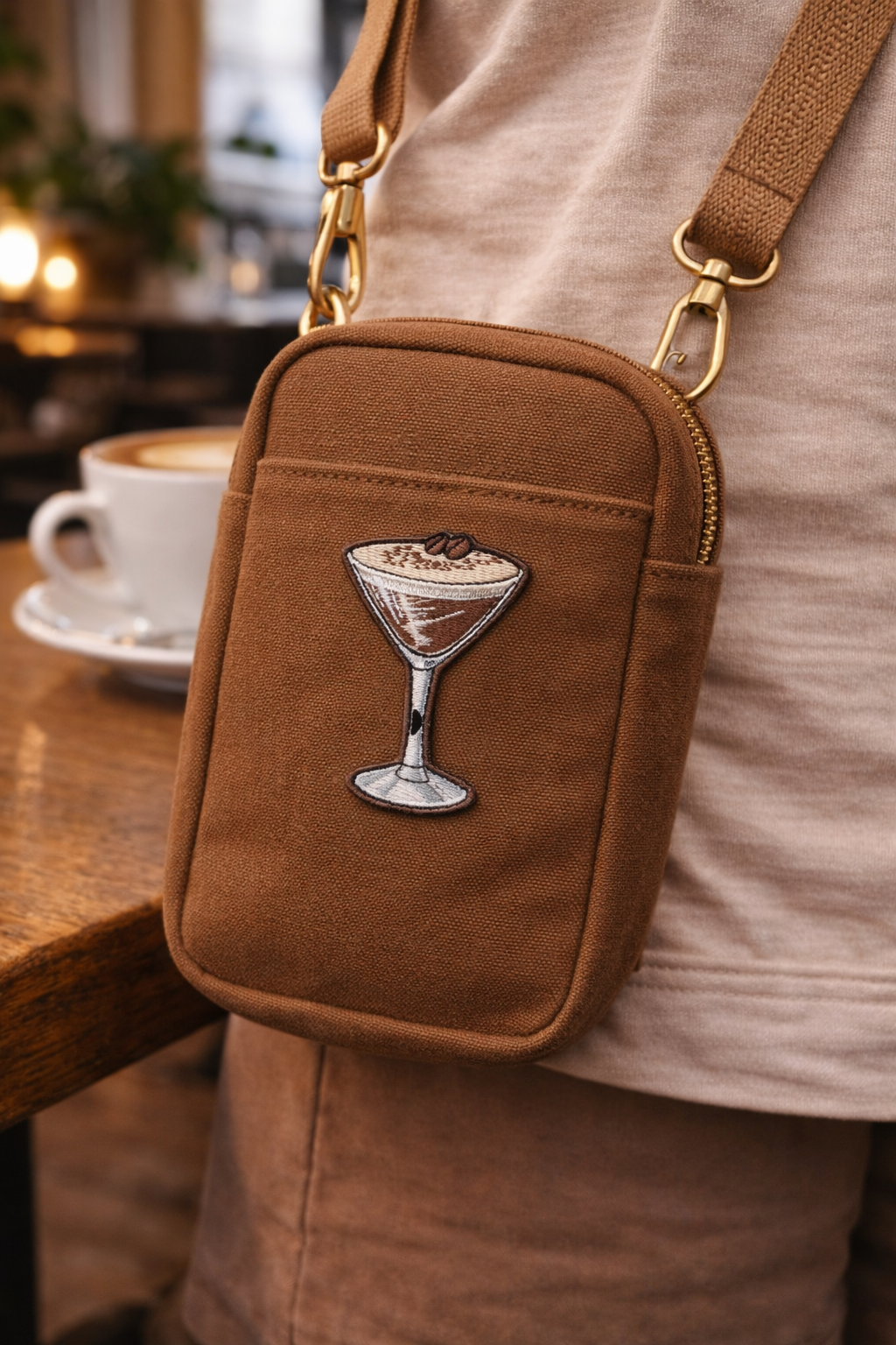 Chocolate Espresso Martini, Drinks, Iron on Patch