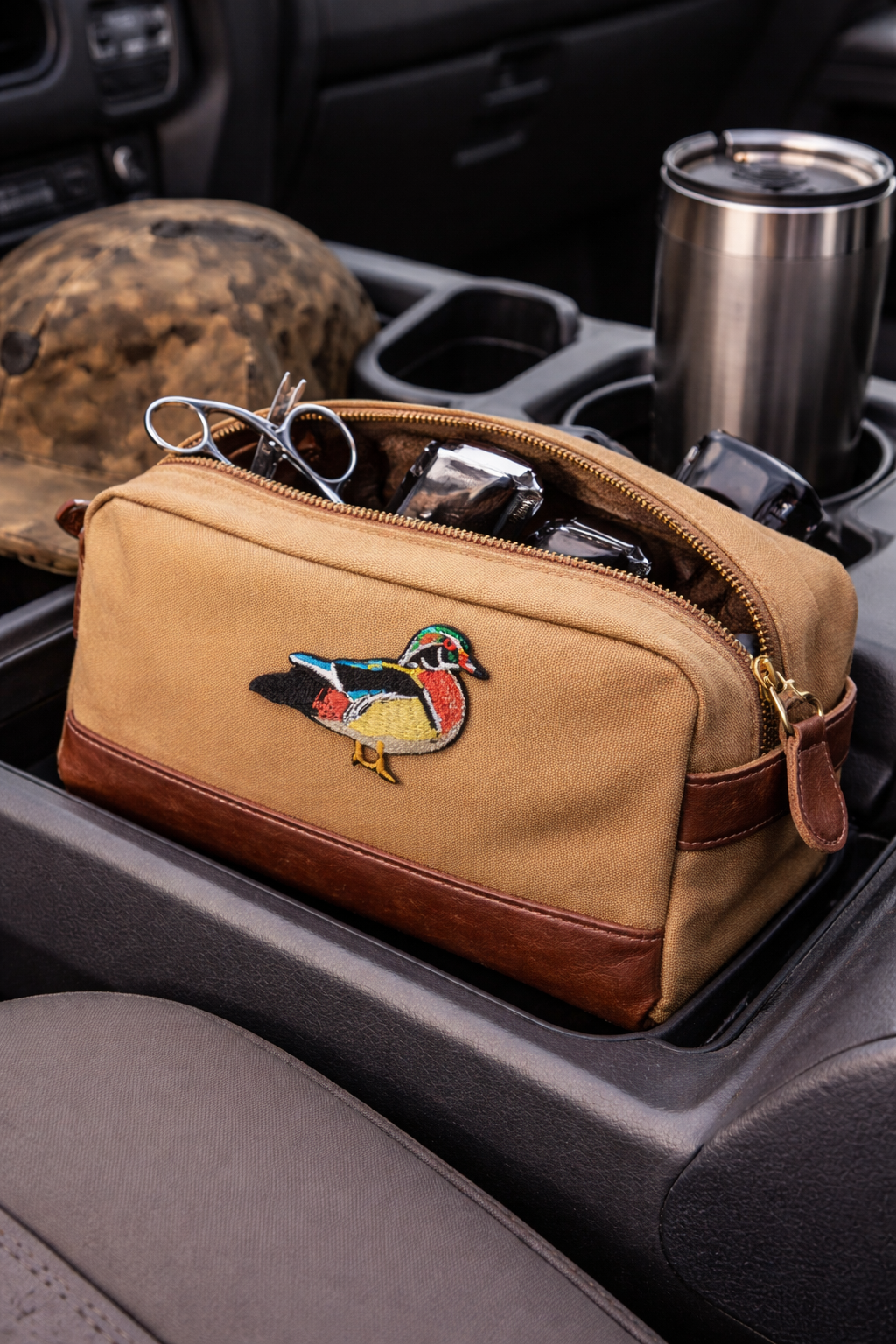 Wood Duck, Birds, Water Fowl, Embroidered Iron on Patch